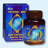 Хитозан-диет капсулы 300 мг, 90 шт - Калиновская